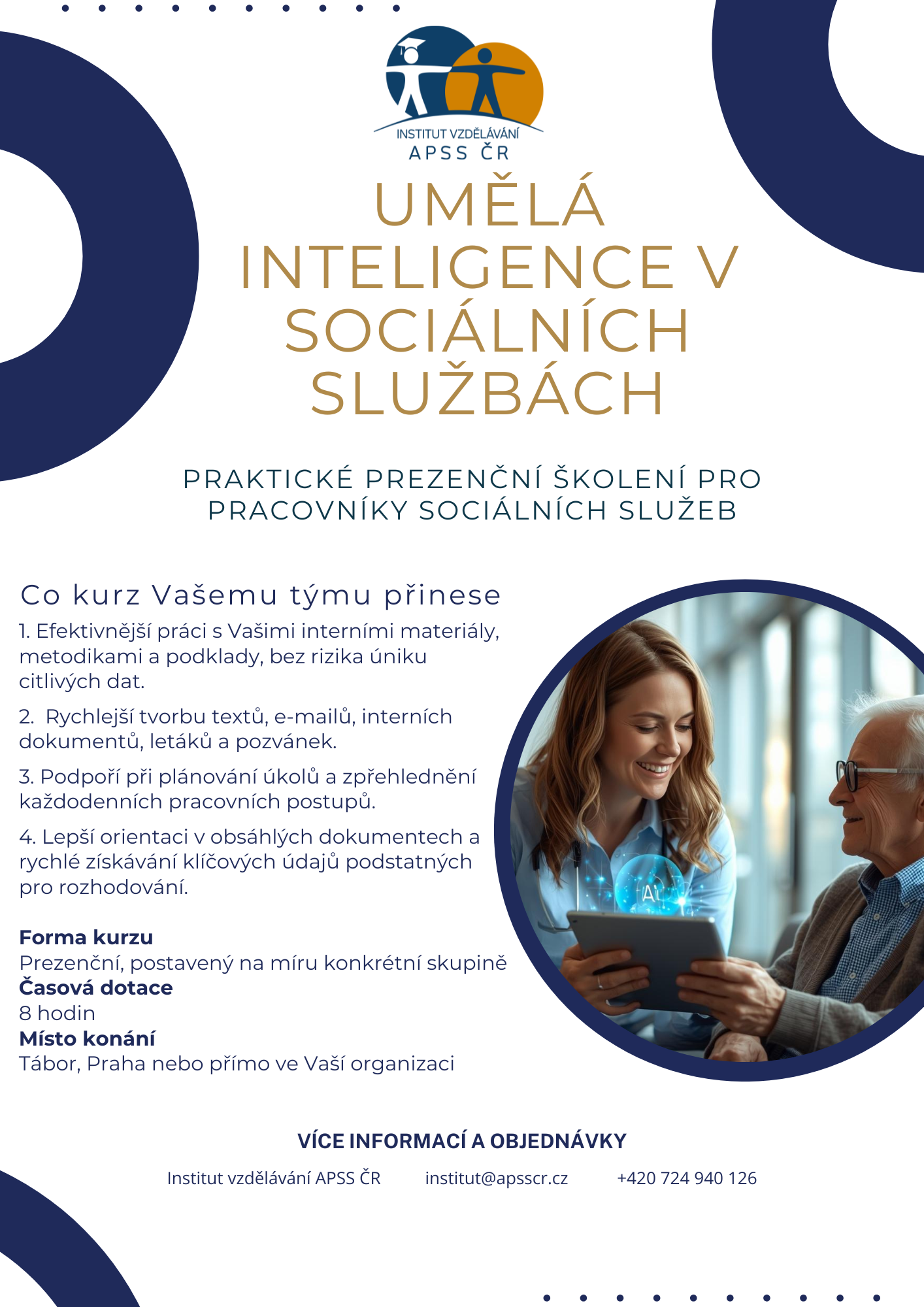 Nový kurz - Umělá inteligence v sociálních službách
